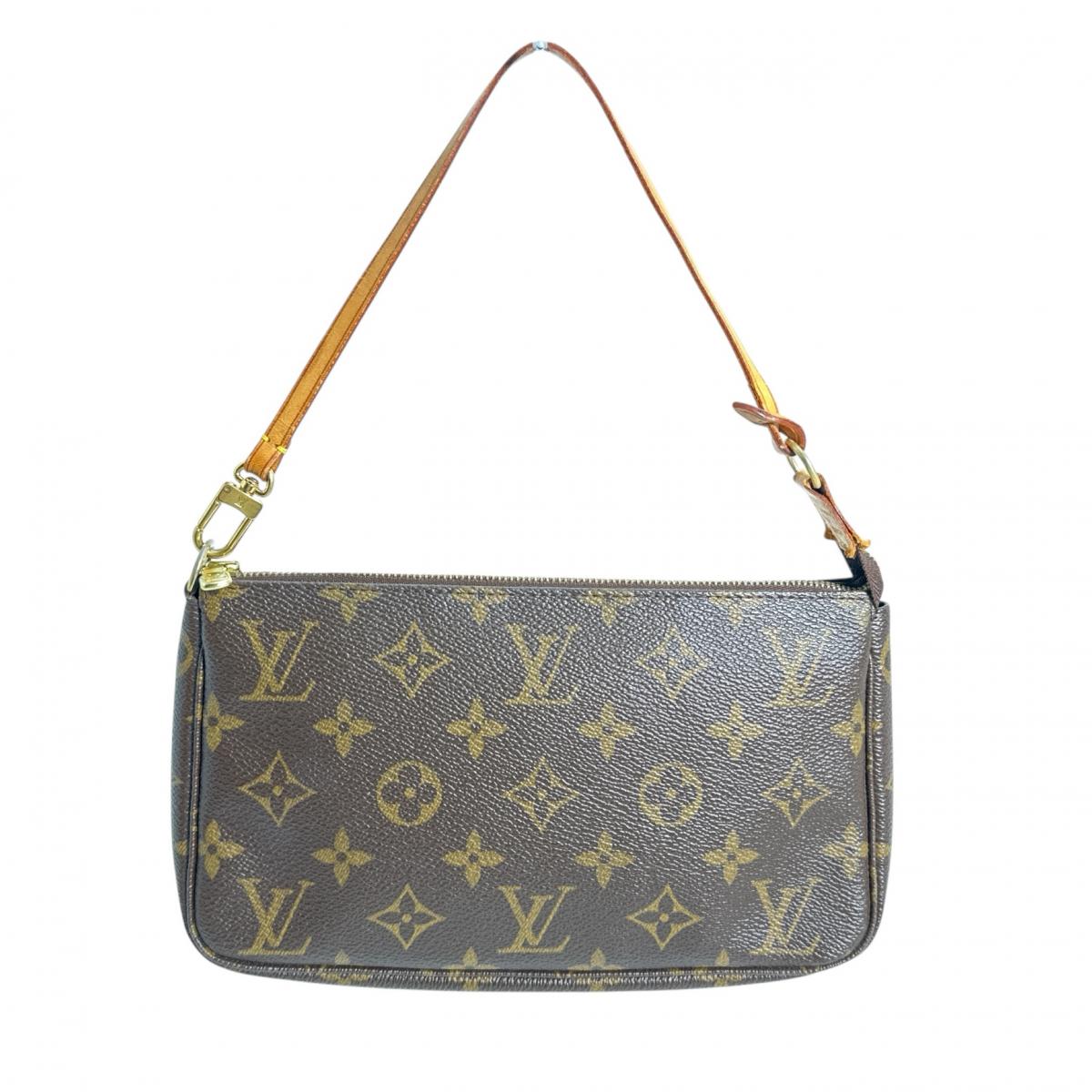 ルイヴィトン LOUIS VUITTON ポーチ アクセサリーポーチ モノグラム ポシェット・アクセソワール モノグラムキャンバス M51980 ブラウン LV 【SS】 【中古】