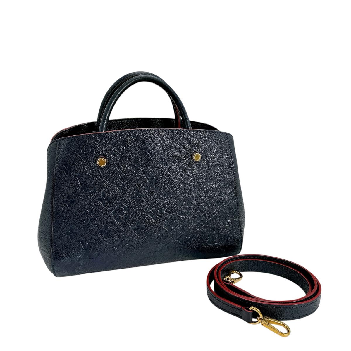 ルイヴィトン LOUIS VUITTON ショルダーバッグ モンテーニュBB アン工業プラント マリーヌルージュ モノグラムアンプラント M42747 マリーヌルージュ LV 【SS】 【中古】