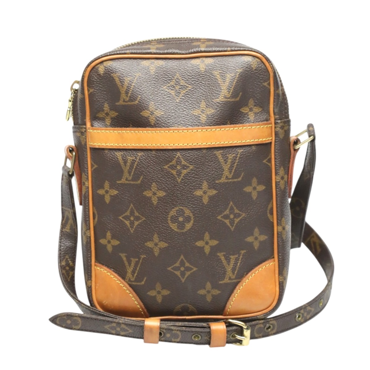 ルイヴィトン LOUIS VUITTON ショルダーバッグ ショルダーバッグ モノグラム ダヌーブ モノグラム帆布 M45266 赤銅色 LV 【SS】 【中古】