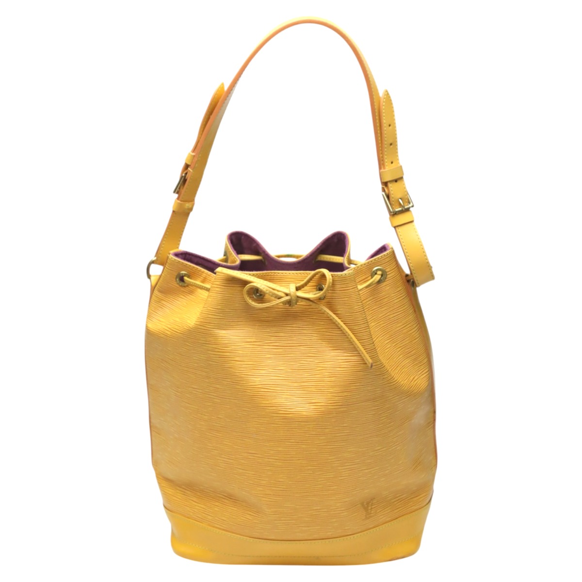 ルイヴィトン LOUIS VUITTON ショルダーバッグ 合切袋型ショルダーバッグ エピ ノエ エピレザー M44009 黄色 LV 【SS】 【中古】