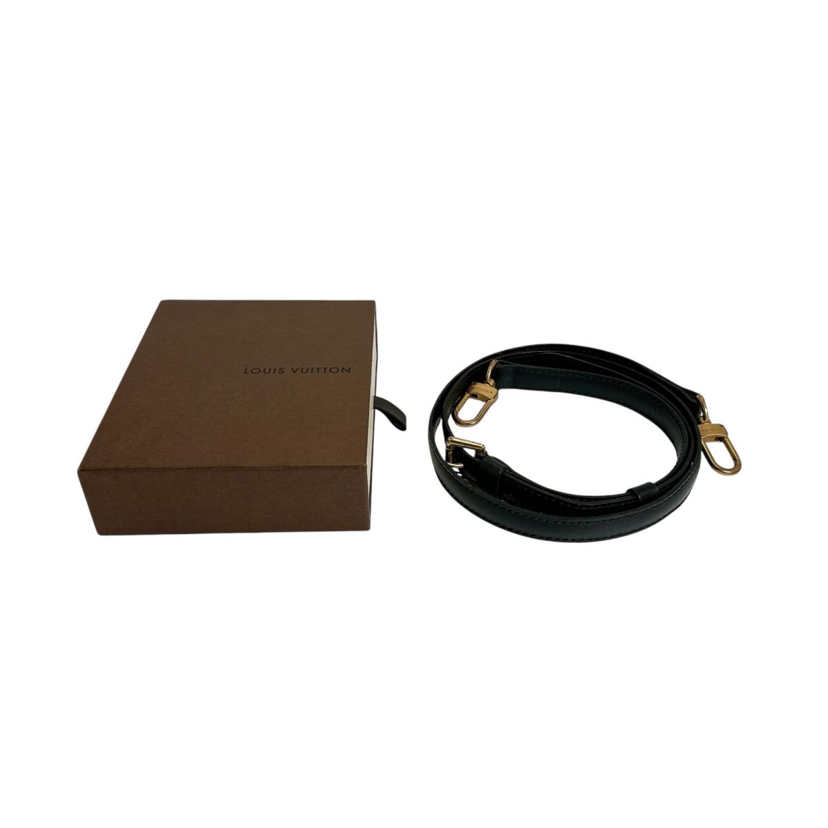 極美品✨ルイヴィトン　ショルダーストラップ　バッグ用　ブラック×ゴールド　正規品 LOUIS VUITTON - □美品□ ルイヴィトン ショルダー ストラップ