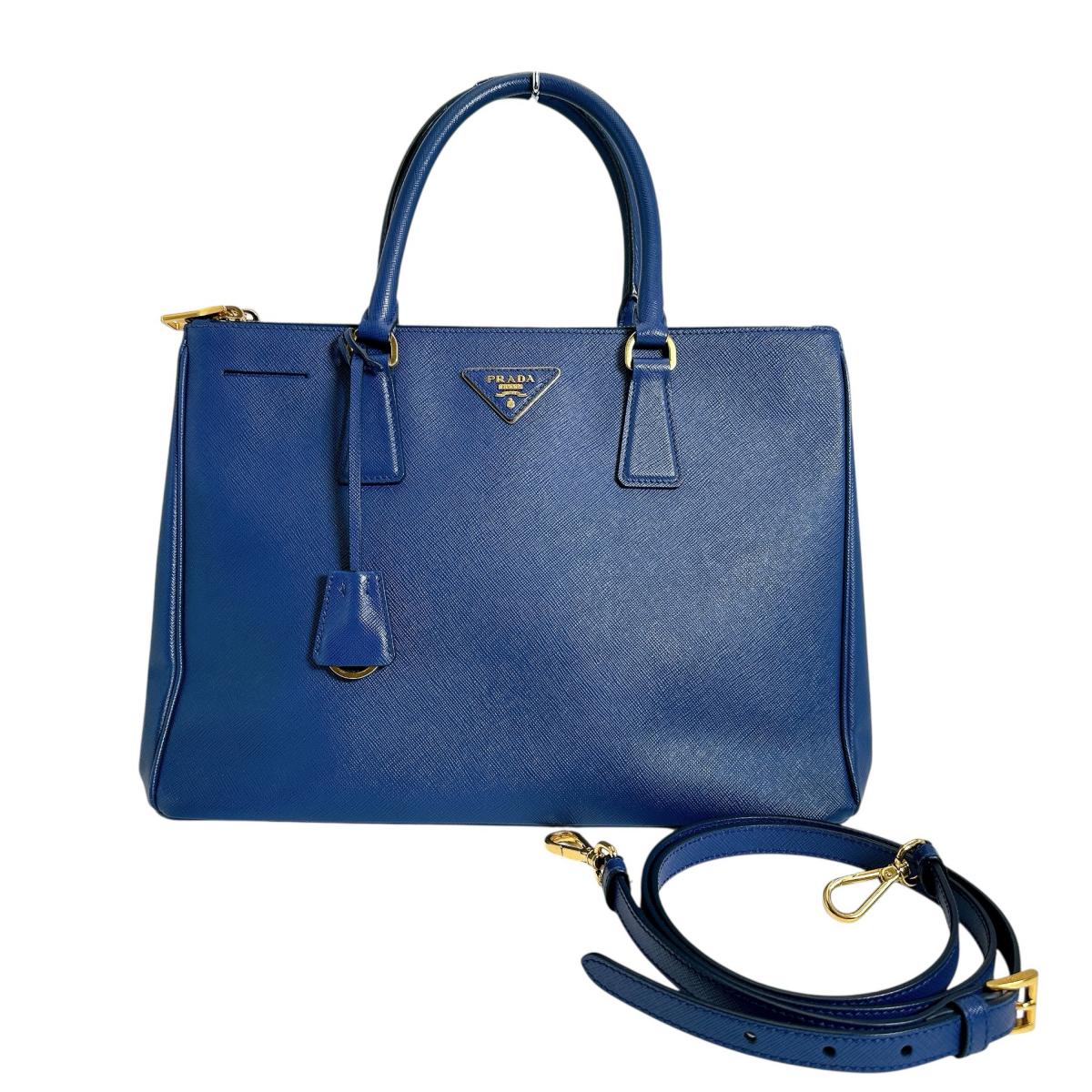 美品✨PRADA プラダ サフィアーノ ガレリア 2WAYハンドバッグ ガレリアサフィアーノ2WAYバッグ – willow
