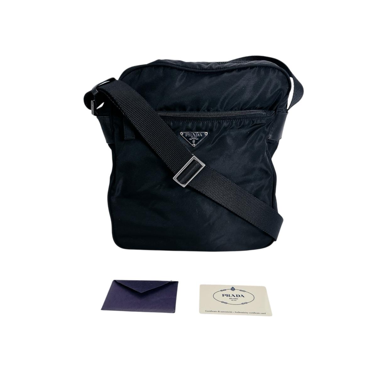 楽天市場】プラダ 【PRADA】 メッセンジャーバッグ テスート ブラック