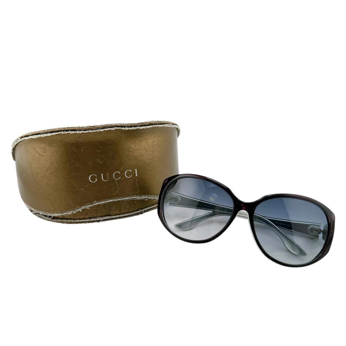 GUCCIクリアグリーンフレーム サングラス ケース付き GUCCI グッチ クリア サングラス グリーン ロゴ アイウェア 緑色