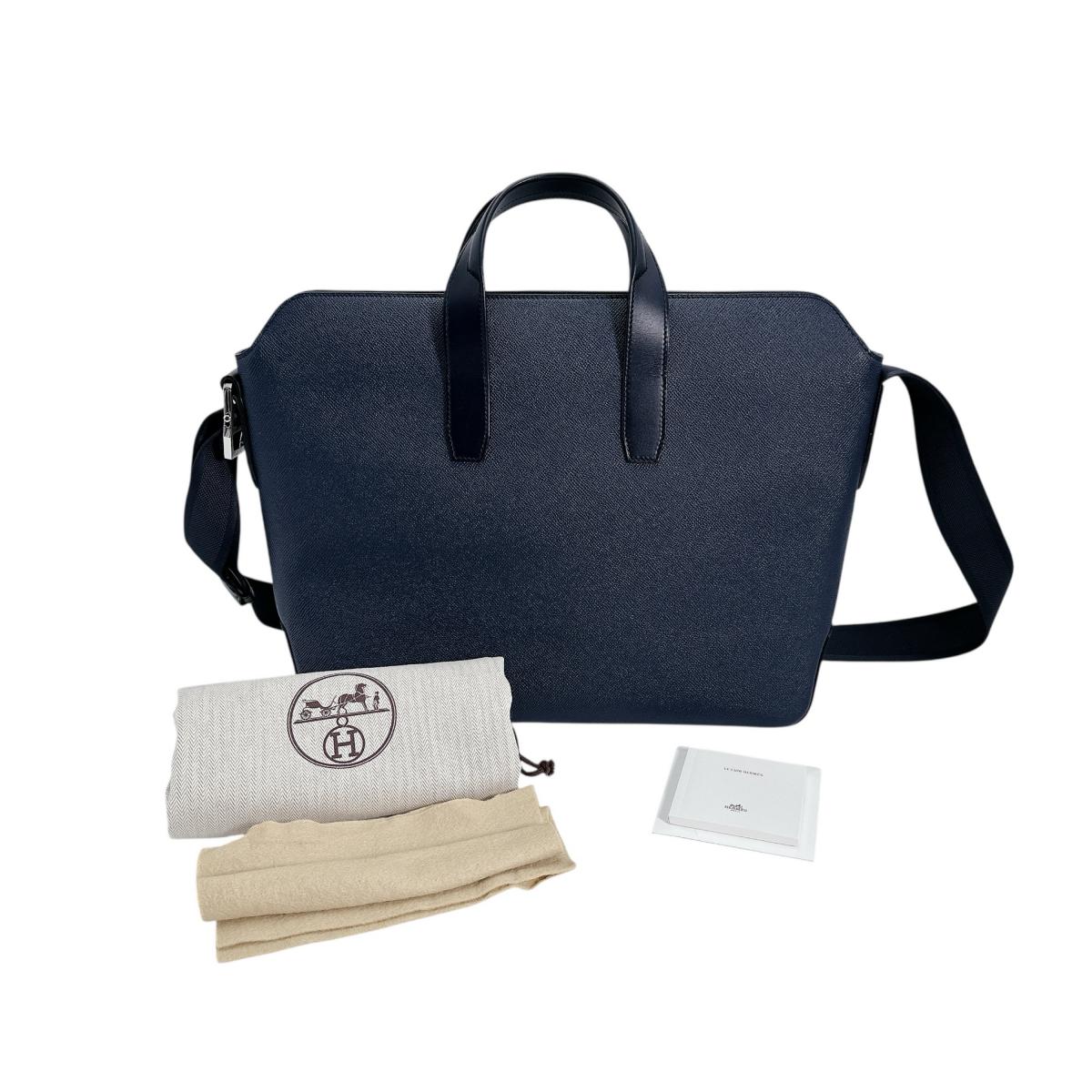 HERMES フールトゥ ポルトドキュマン　ビジネスバッグ　ネイビー 楽天市場】【バッグ】HERMES エルメス フールトゥ ポルトドキュ