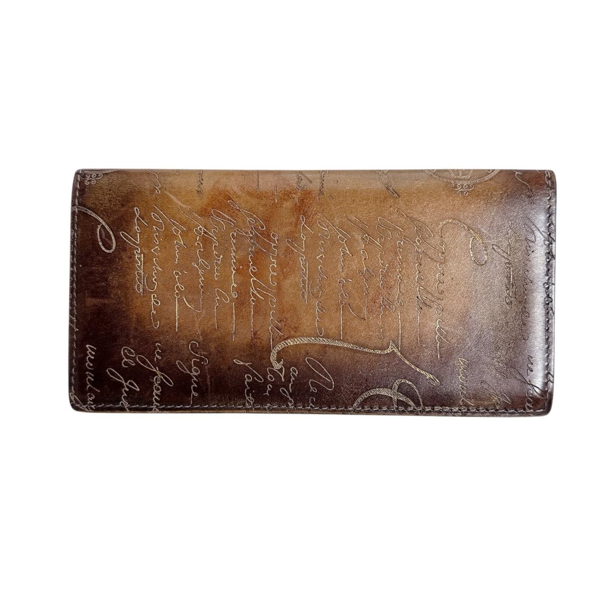 極美品❤️ ベルルッティ　エベネ　カリグラフィー 長財布 楽天市場】【財布】Berluti ベルルッティ カリグラフィー エベネ