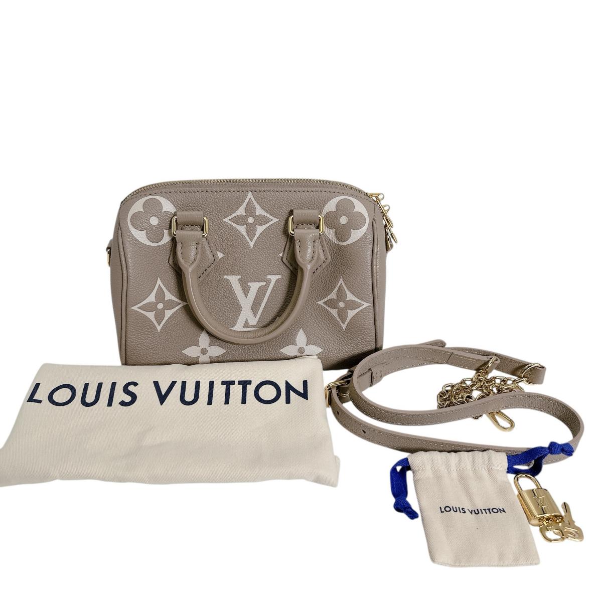 ルイヴィトン LOUIS VUITTON ショルダーバッグ ショルダーバッグ モノグラムアンプラント スピーディ･バンドリエール20 モノグラムアンプラント M46575 トゥルトレールクレーム LV 【中古】【os】
