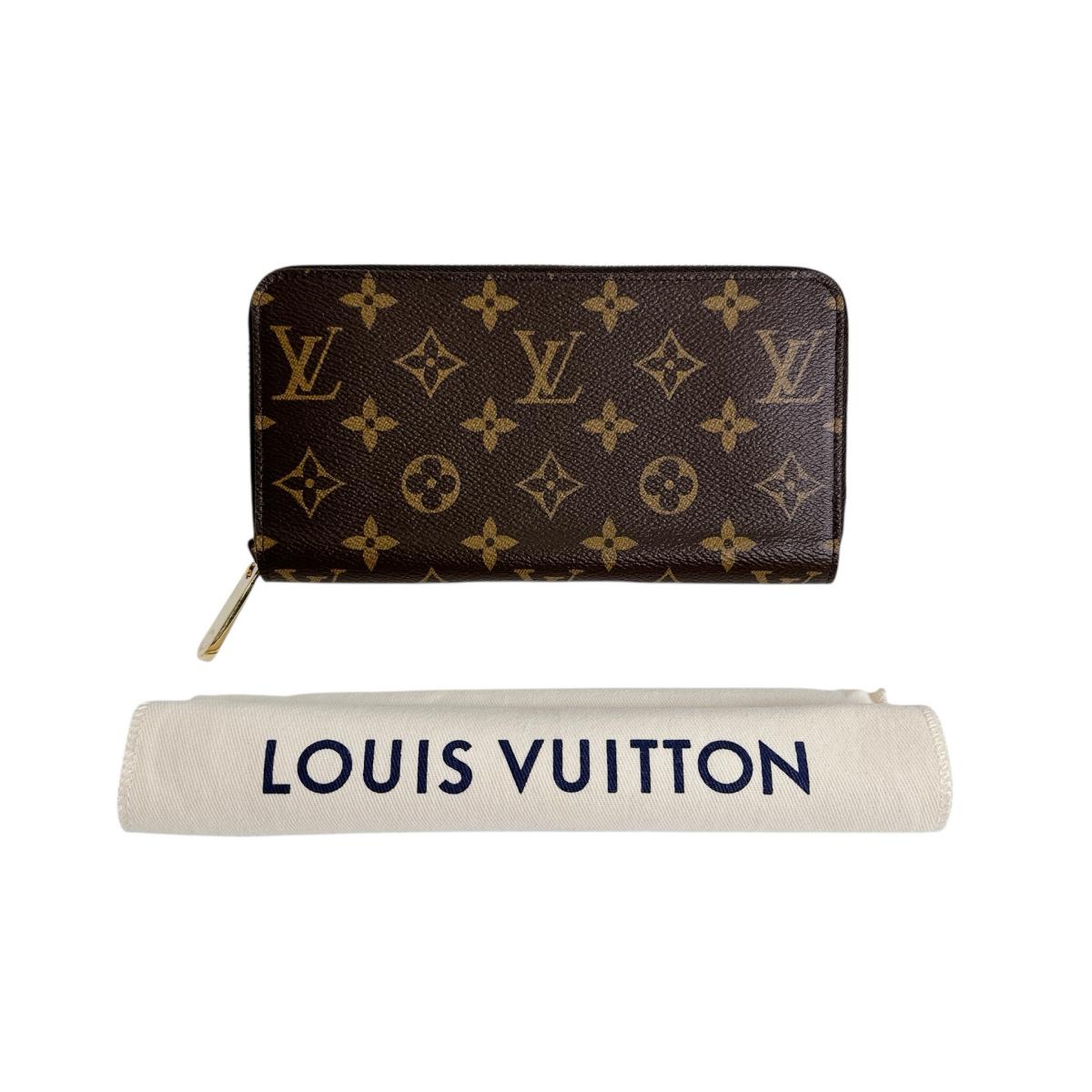 ルイヴィトン LOUIS VUITTON 長銭入れ チャック長銭入れ モノグラム ジッピーウォレット モノグラム帆布 M41894 ローズバレリーヌ LV 【SS】 【中古】