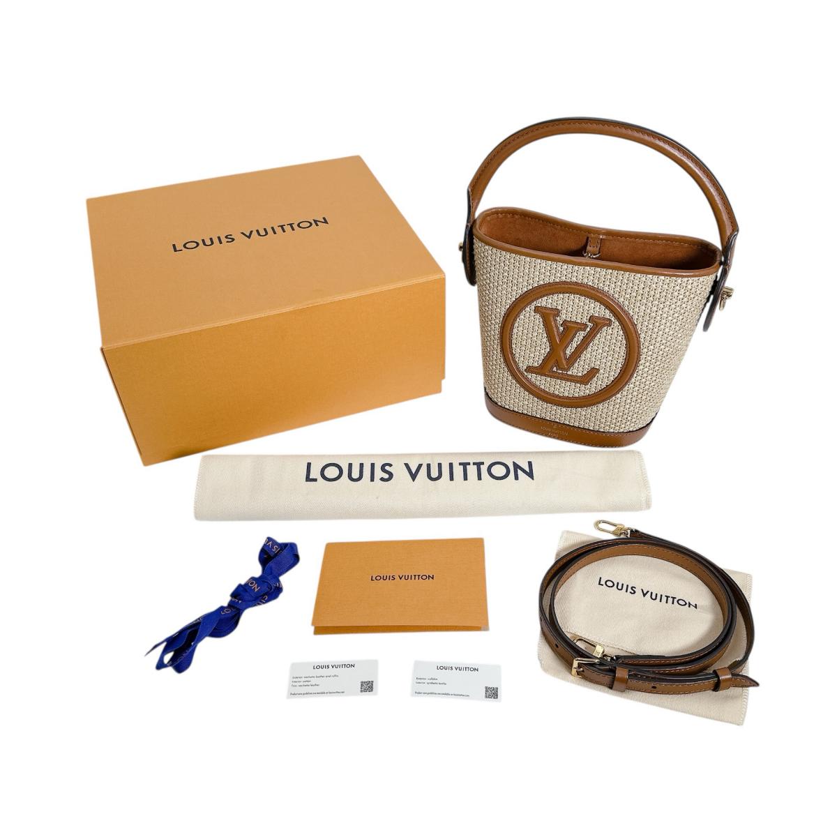 ルイヴィトン LOUIS VUITTON ハンドバック ハンドバック プティ・バケット なめし革 M59962 赤銅色 LV 【SS】 【中古】