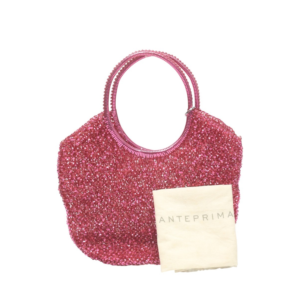 アンテプリマ ANTEPRIMA ハンドバッグ ワイヤーバッグ パーティー 結婚式 ワイヤー ピンク 【SS】 【中古】 12,460円