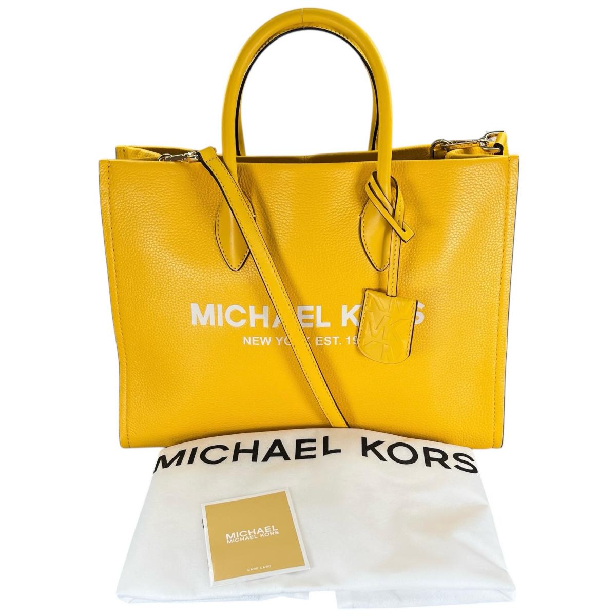 マイケルコース Michael Kors ハンドバッグ 2WAYバッグ ショルダーバッグ 牛革 イエロー 【SS】 【中古】｜まつい質舗（福岡の質屋）