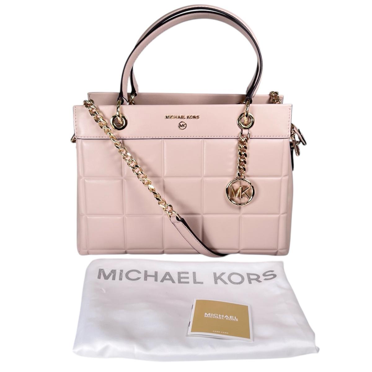 マイケル授業計画 Michael Kors ハンドバック 2WAY御徒面子 ショルダーバッグ 牛皮 さくら色ベージュ 【SS】 【中古】