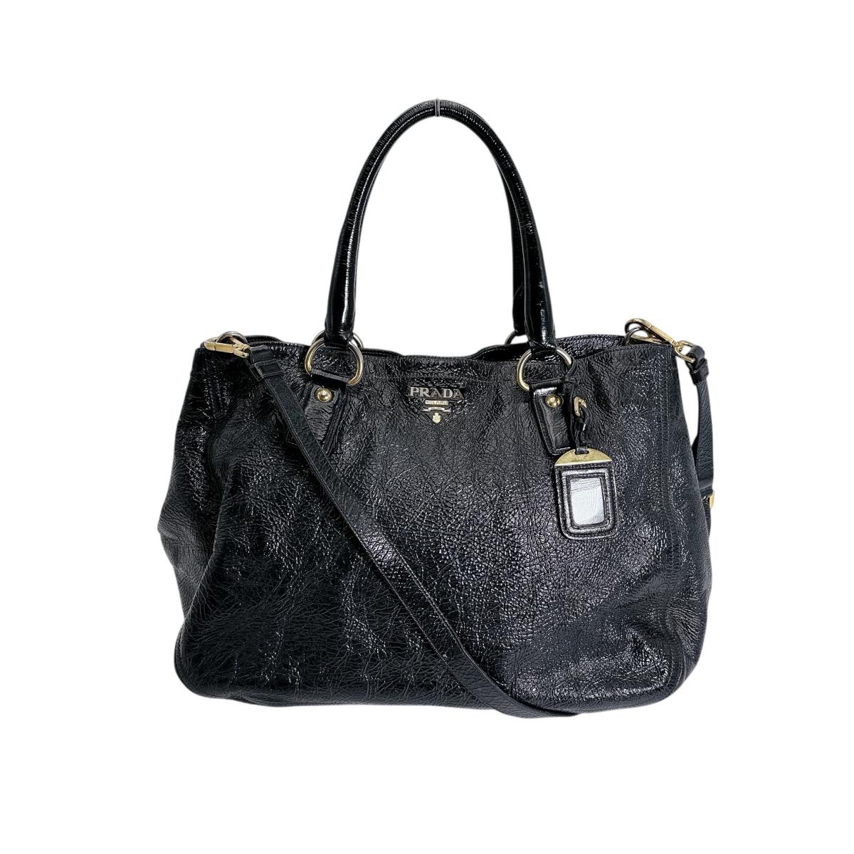 楽天市場】【バッグ】PRADA プラダ SAFFIANO VERNIC ハンドバッグ