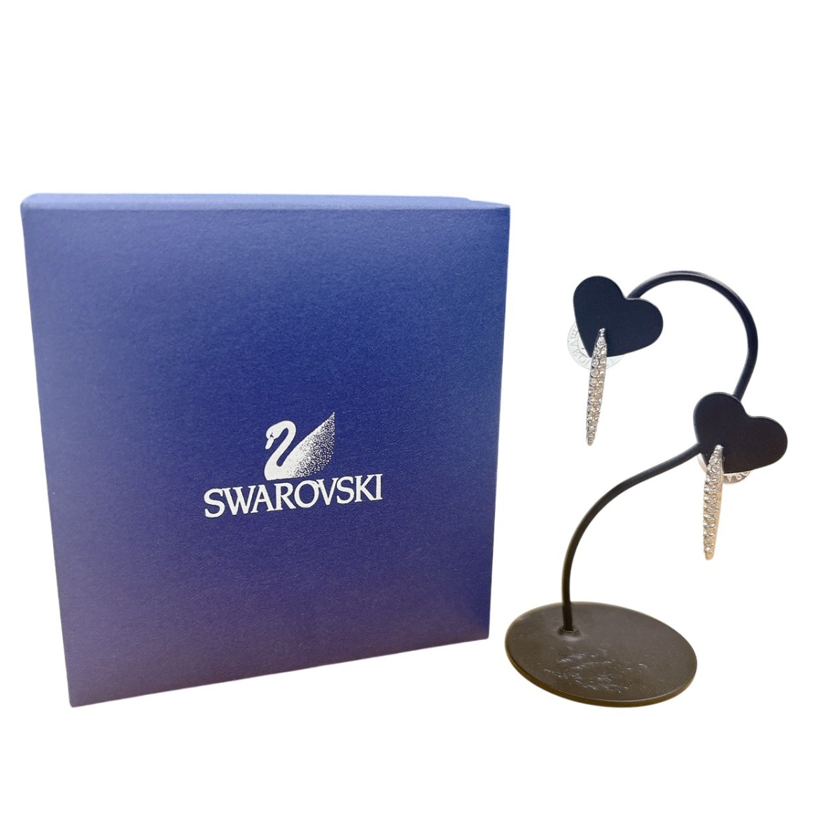 スワロフスキー SWAROVSKI ピアス ピアス ラインストーン Not specified（指定なし） シルバー 【SS】 【中古】｜まつい質舗（福岡の質屋）