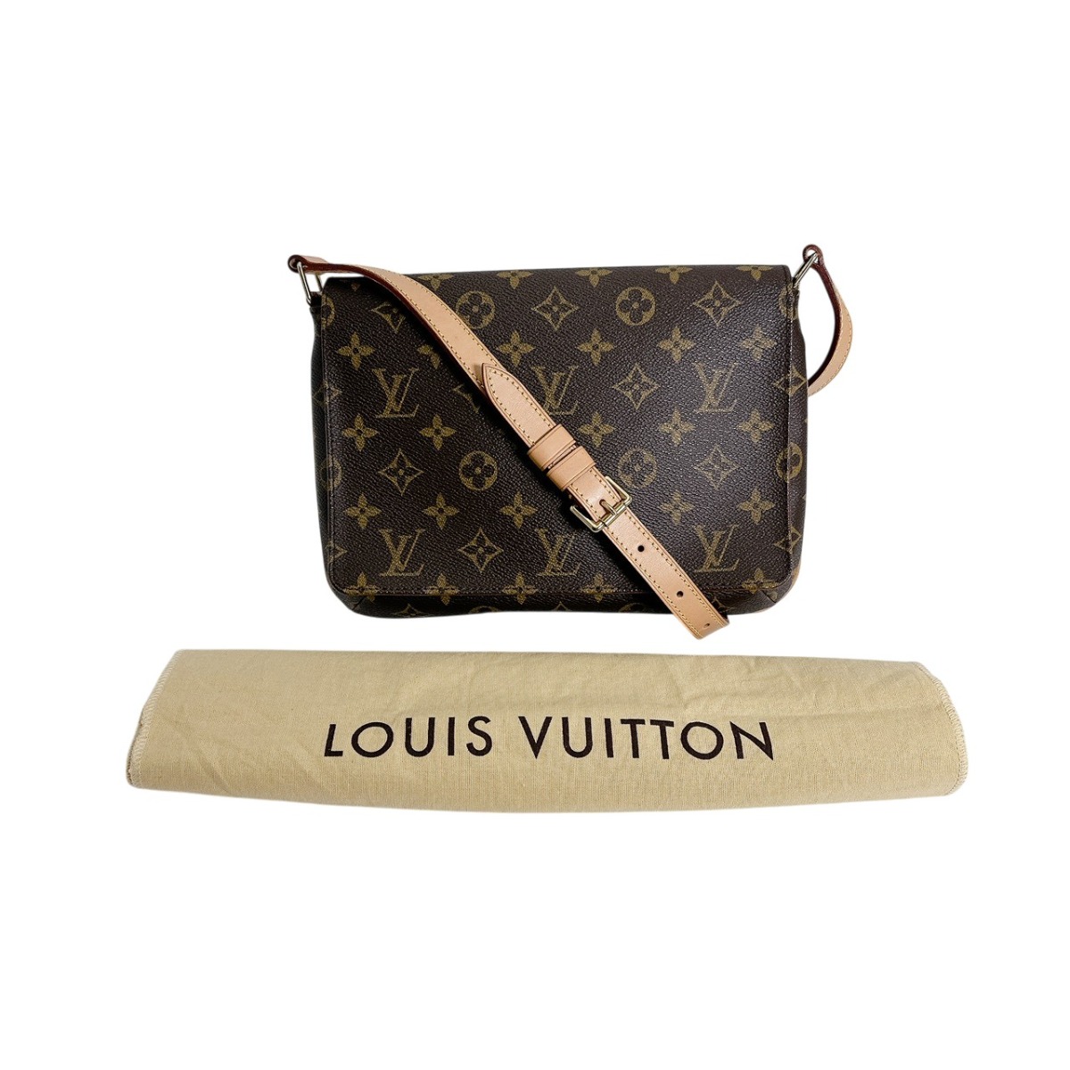 ルイヴィトン LOUIS VUITTON ショルダーバッグ ショルダーバッグ モノグラム ミュゼット･タンゴ･ショート モノグラムキャンバス M51257 ブラウン LV 【SS】 【中古】