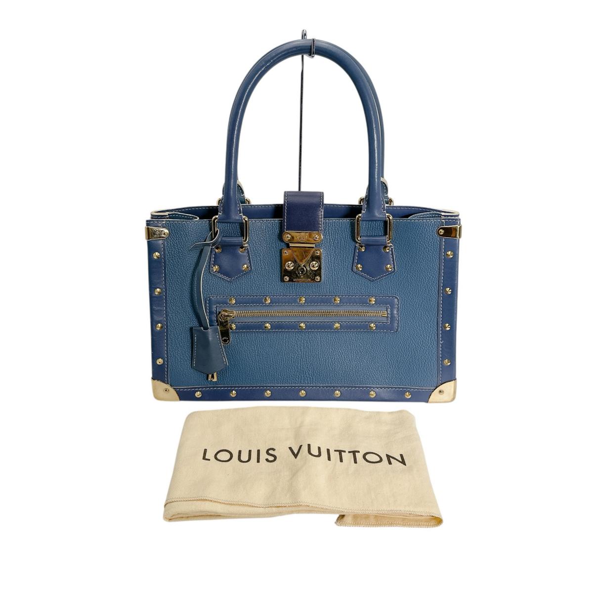 ルイヴィトン LOUIS VUITTON ハンドバック ハンドバック ファビュロー スハリ なめし革 M91813 青碧 LV 【SS】 【中古】
