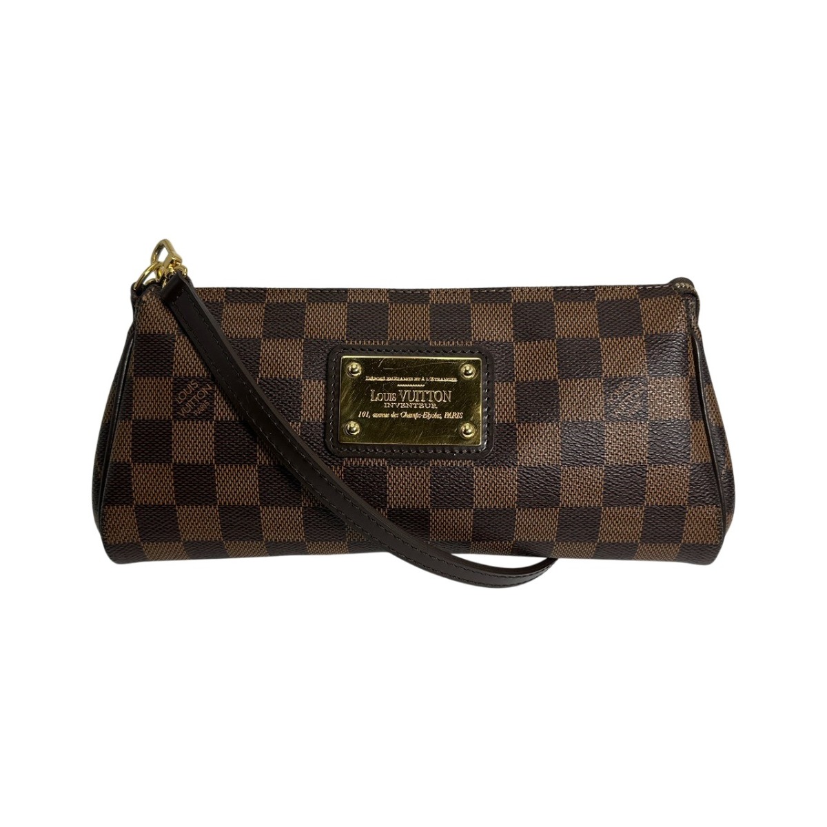ルイヴィトン LOUIS VUITTON ハンドバック 2way御徒面子 ダミエ エヴァ ダミエキャンバス N55213 赤銅色 LV 【SS】 【中古】