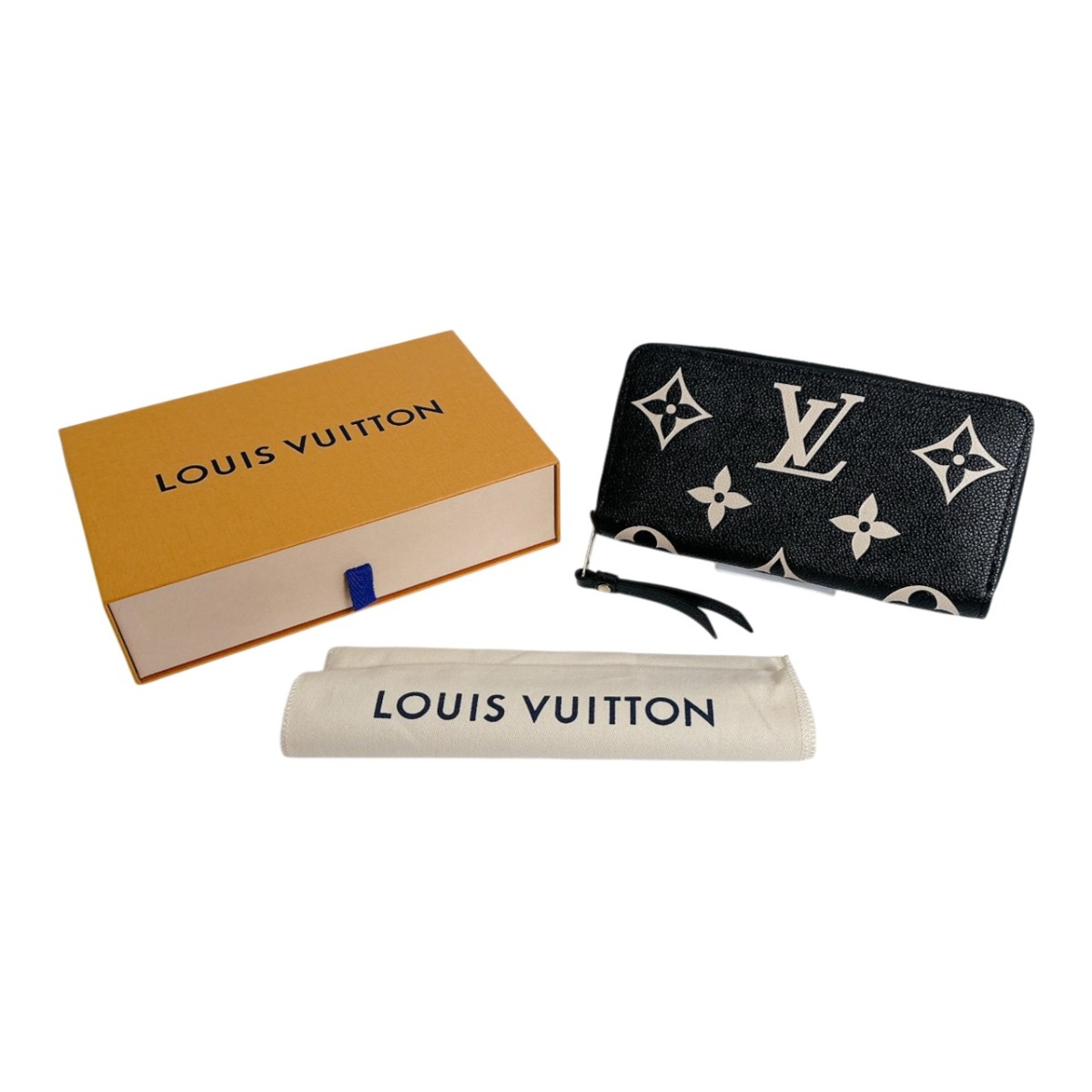 ルイヴィトン LOUIS VUITTON 長金入れ ラウンドチャック アン工業プラント ジッピーウォレット モノグラムアンプラント M80481 黒いことベージュ LV 【SS】 【中古】