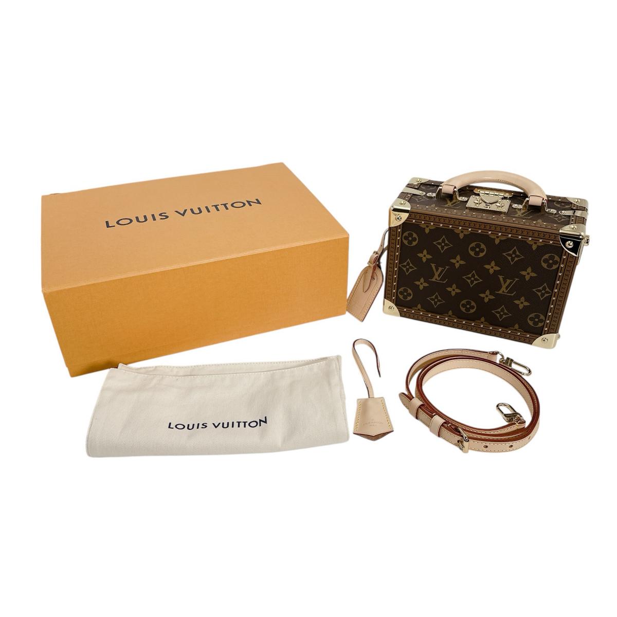 ルイヴィトン LOUIS VUITTON ハンドバック 2way御徒面子 モノグラム  プティット･ヴァリーズ モノグラム帆布 M20468 赤銅色 LV 【中古】【os】