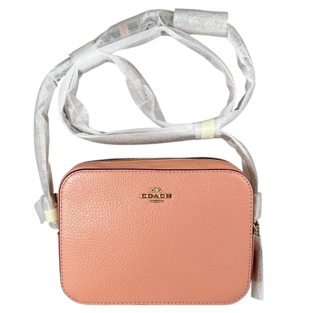 コーチ COACH ショルダーバッグ 斜めがけ カメラバッグ レザー 87734 シェルピンク 【SS】 【中古】