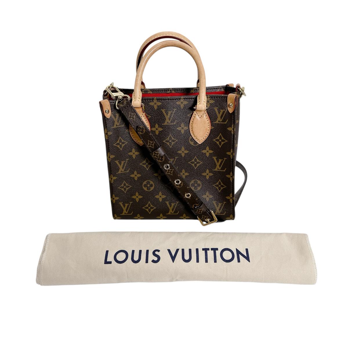 ルイヴィトン LOUIS VUITTON ハンドバック ハンドバック モノグラム サックプラBB モノグラム帆布 M46265 赤銅色 LV 【SS】 【中古】