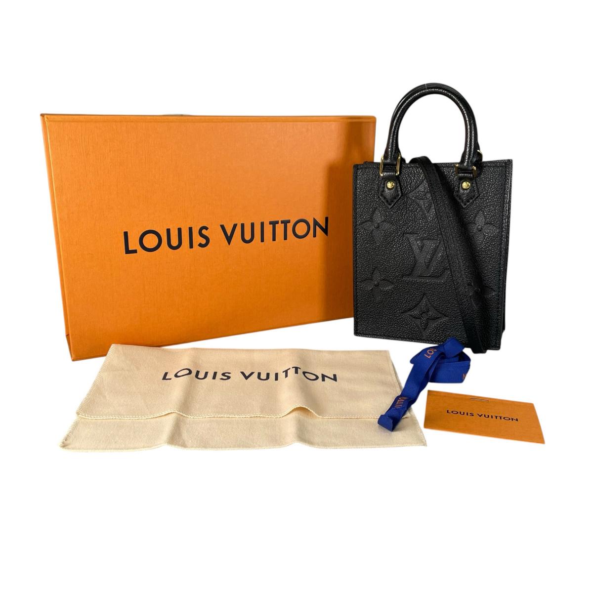 ルイヴィトン LOUIS VUITTON ショルダーバッグ ショルダーバッグ モノグラム プティット・サックプラ モノグラムアンプラント M81417 黒いこと LV 【SS】 【中古】
