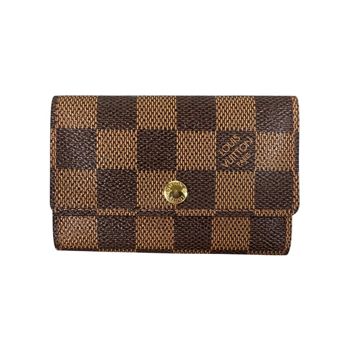 ルイヴィトン LOUIS VUITTON 足懸かり入れもの 足懸かり入れもの6本用 ダミエ ミュルティクレ6 ダミエキャンバス N62630 赤銅色 LV 【SS】 【中古】