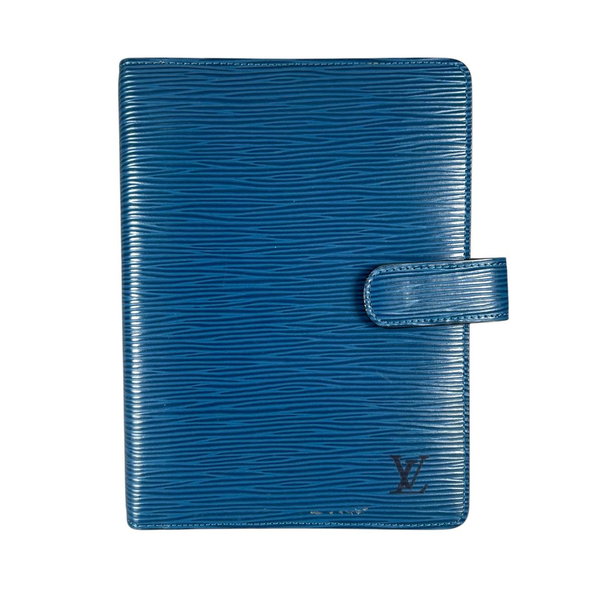 ルイヴィトン LOUIS VUITTON 万覚え帳取りまかなう 議事日程 エピ MM エピレザー R20045 トレドブルー LV 【SS】 【中古】