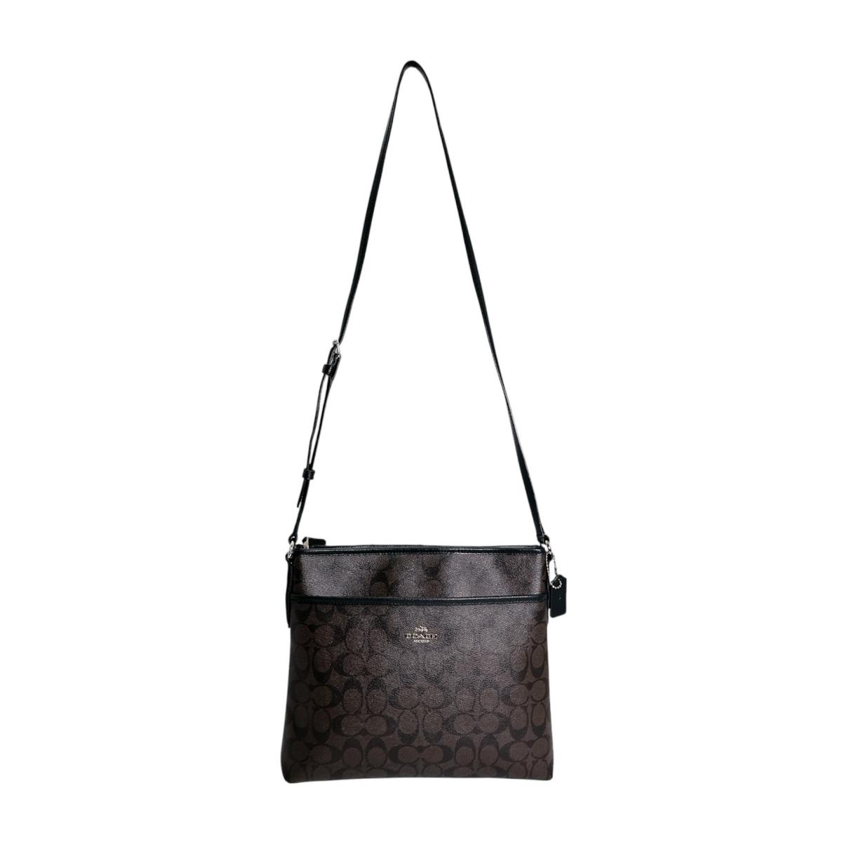 コーチ職 COACH トートバッグ ショルダーバッグ レザ－ ギャラリートート なめし革 赤銅色 【SS】 【中古】