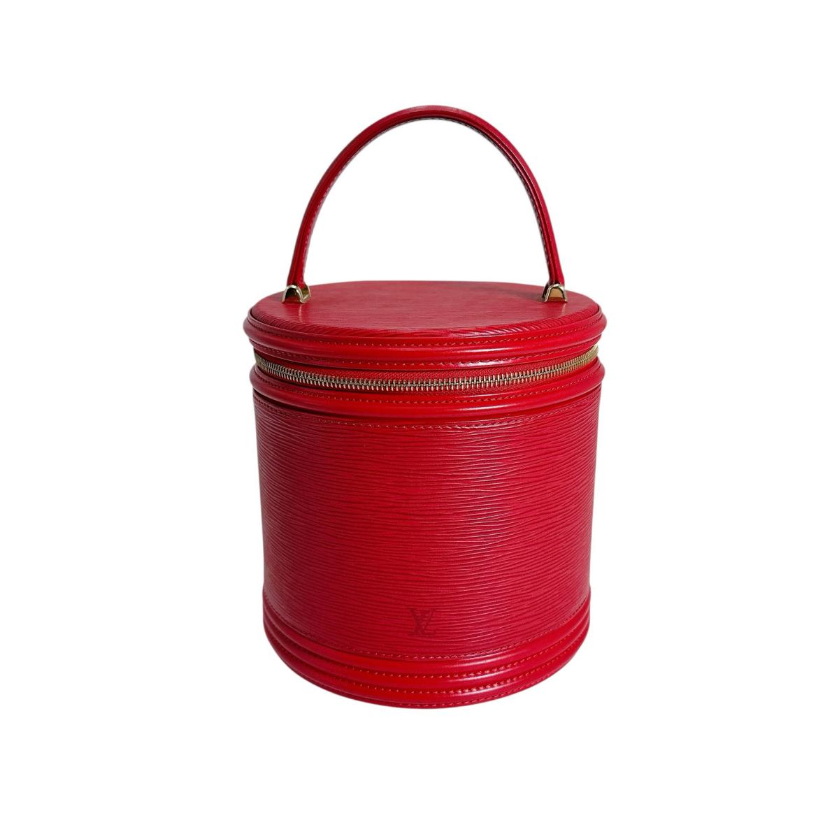 ルイヴィトン LOUIS VUITTON ハンドバッグ ハンドバッグ エピ カンヌ エピレザー M48037 カステリアンレッド LV 【SS】 【中古】