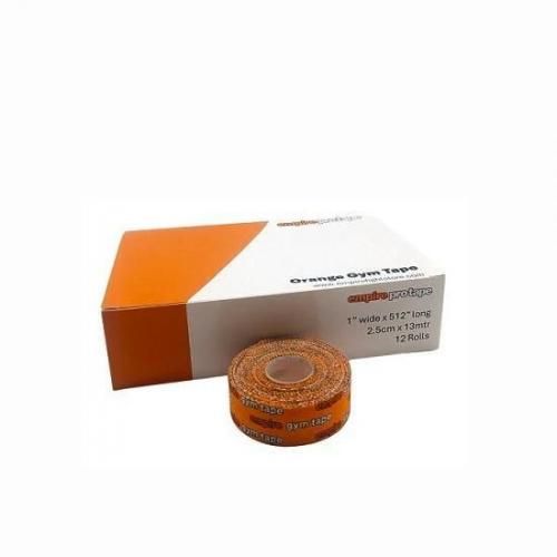 Empire Protape [帝国 労働者階級磁気テープ]  箱売り/ボックス席 GYM磁気テープ（オレンジ色）Orange Fusion 2.5cm×13m  BOX（12渦状文入り口・入口）／オレンジ色 核融合反応  オレンジ色 テーピング磁気テープ バンデージ バンテージ 力くらべ用磁気テープ 運動競技磁気テープ MMA 取り入れる格闘技 ボクシング 蹴りつける
