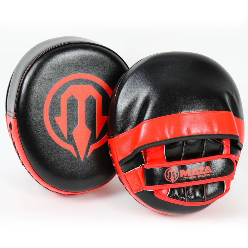 MAZA［マザ］ KURO-1 エアーパンチミット（有りの実）（黒/赤） ／ Air Punch Mitt - Black/Red ／ MMA 組み入れる格闘技 運動競技 ボクシング 蹴りつける ブラジリアン柔術 ムエタイ 形づくる グローヴ 興味の中心グローヴ 殴り付けるグローヴ 蹴りつけるグローヴ 蹴り 殴ること スパーリング 訓練を受ける