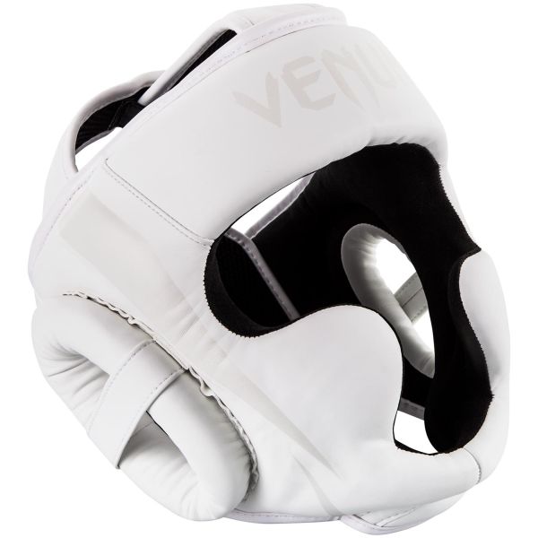 VENUM [ヴェヌム]　ヘッドギア　Elite - エリート （白/白）／ Headgear - White/White　／ヘッドガード 防具 プロテクター ファイトギア　総合格闘技 ボクシング キックボクシング ブラジリアン柔術 MMA UFC ヴェナム ヴェノム ベヌム ベナム ベノム