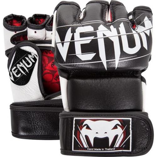 VENUM [ヴェヌム] MMA地球儀 Undisputed 2.0 - アンディスピューテッド（黒）＜ナッパレザー＞ ／オープンフィンガーグローブ 太刀打ち地球儀 形づくる地球儀 スパーリング 本革 即物的なめし革 S M L XL 大きさ メンズ レディース ユニ一発やる 黒いこと
