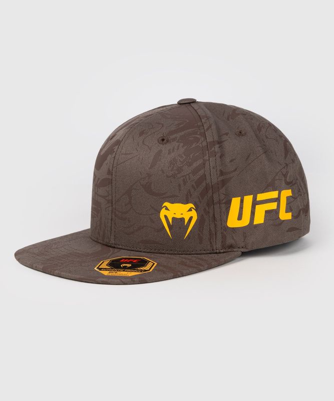 VENUM [ヴェヌム]　ベースボールハット　ファイトウィーク（アースブラウン）／ UFC Fusion FIGHT WEEK　 Baseball Hat - Earthen Brown ／ 茶 スナップバック キャップ 帽子 MMA 格闘技 イベント 公式 ファイター 着用 ヴェノム ベノム ベナム スポーツ