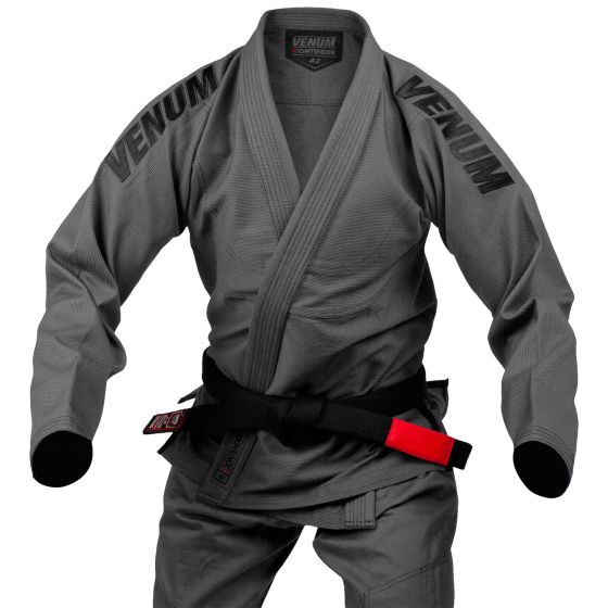 VENUM [ヴェヌム] BJJ Gi ブラジリアン柔術着 Contender Evo（暗然たる薄墨色）コンテンダー・エボ   ※帯なし  ／Jiu-Jitsu Gi - Dark Grey 格闘技 UFC MMA グラップリング 寝技 IBJJF JBJJF 柔術衣 道着 上下書き割り 制服  軽さ 形づくる 訓練を受ける 力くらべ 成人男性