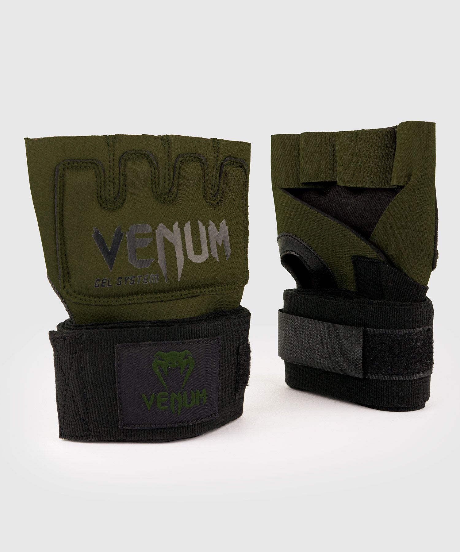 VENUM ヴェヌム ジェルグローブラップ Kontact コンタクト カーキ 黒 キッズ〜大人 正規品 両手用 マジックテープ式 ジェルラップ  ゲルパッド ハンドラップ インナーグローブ サポーター バンテージ バンデージ メンズ レディース 子供用 男女兼用 96％以上節約