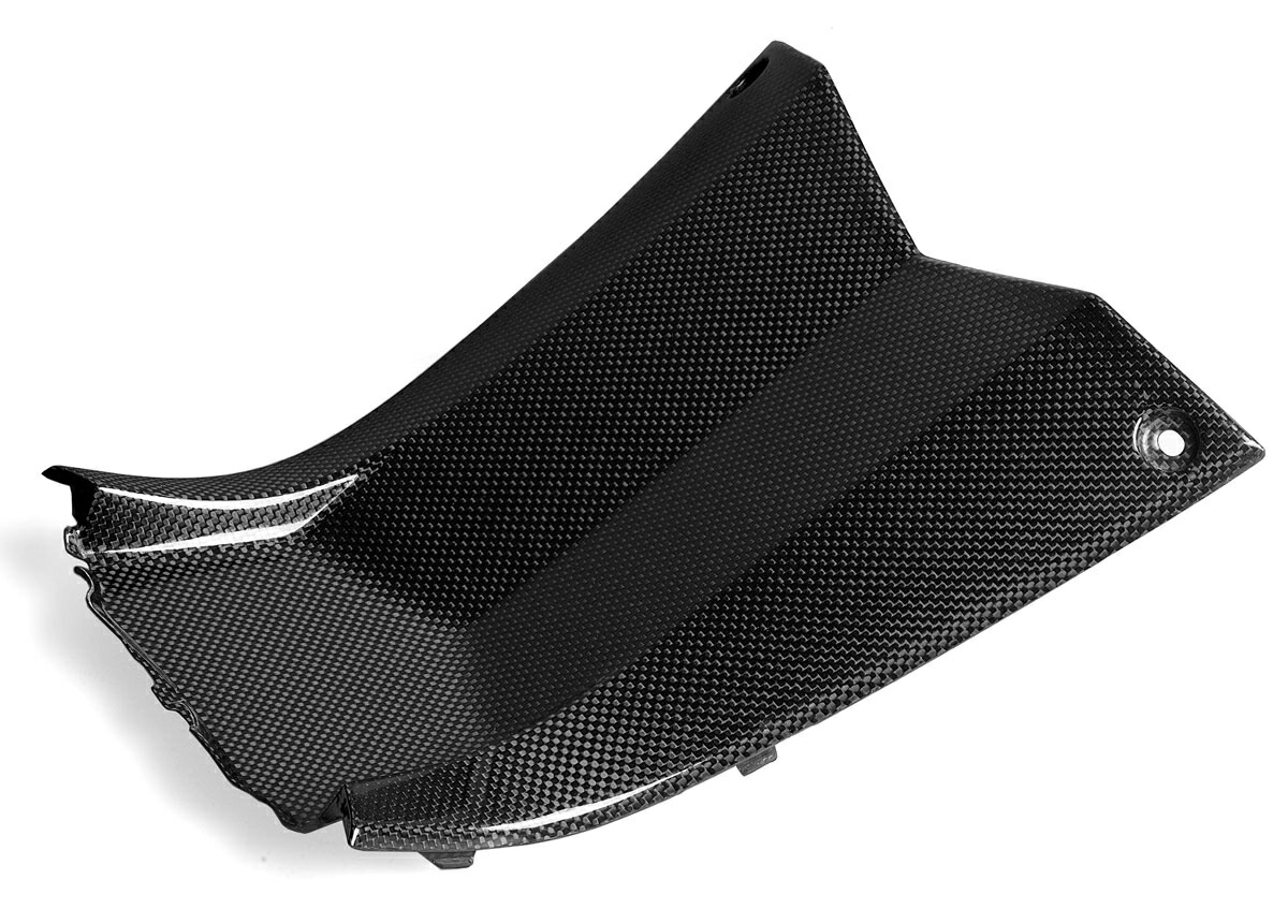 バイク カーボンパーツ ドライカーボン製レッグトンネル・カバーYAMAHA T-Max 530