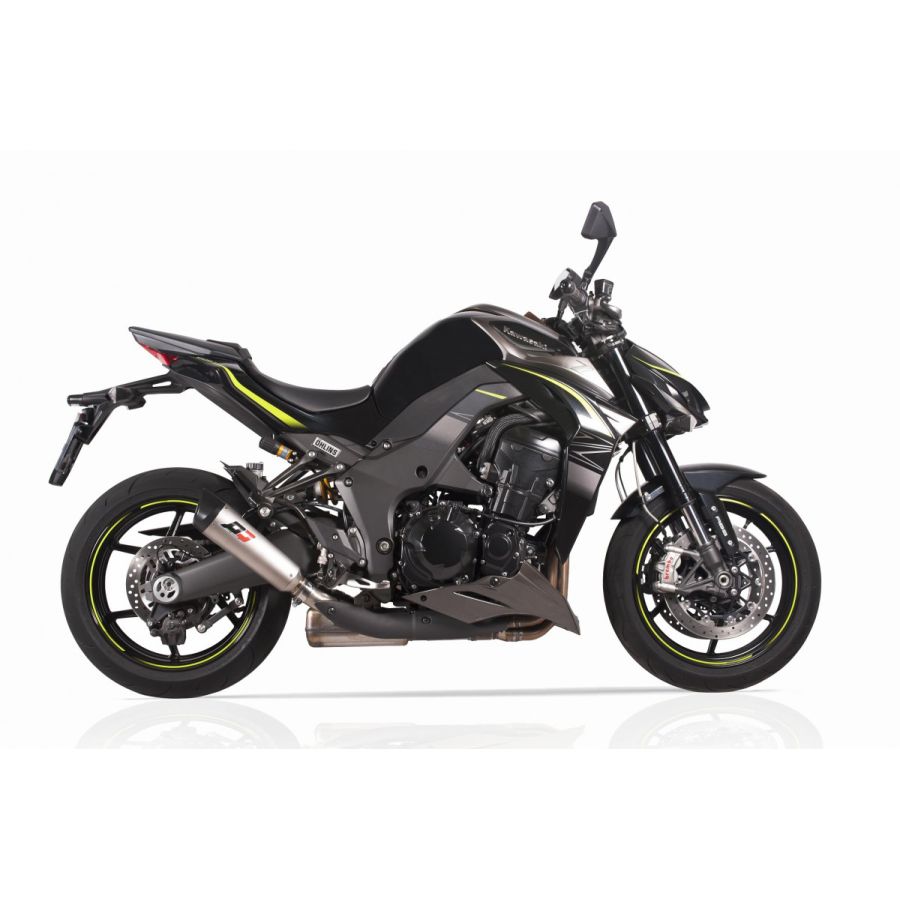 バイク マフラー スリップオン ＱＤエキゾースト カワサキ Z1000 2014- トライコーン