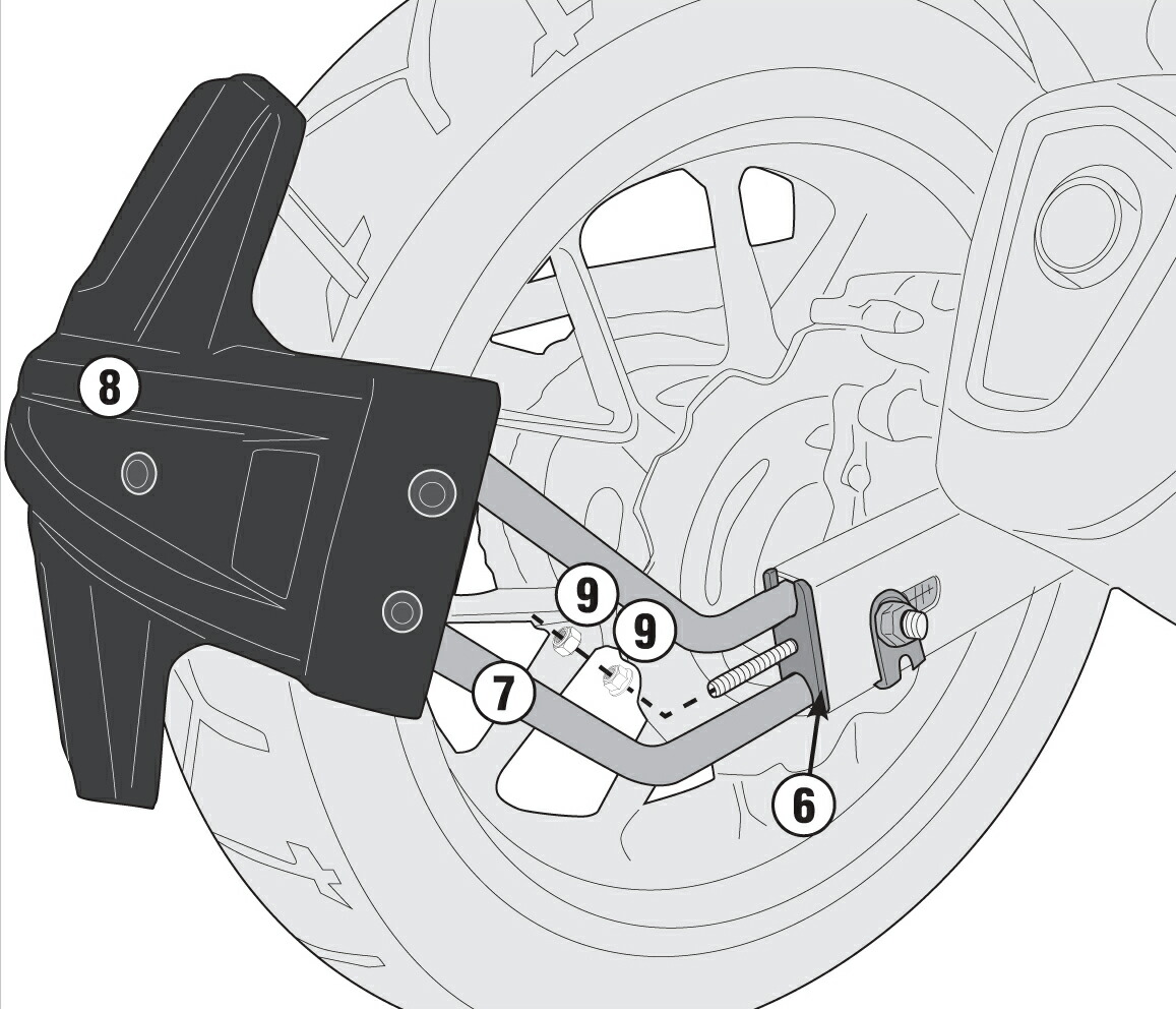 GIVI RM02 ユニバーサルスプラッシュガード ジビ