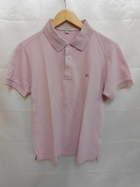 pink burberry polo shirt