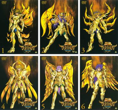 聖闘士星矢 黄金魂 soul of gold(6枚セット)第1話～第13話 最終【全巻セット アニメ 中古 DVD】レンタル落ち 送料無料
