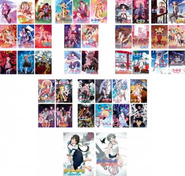 物語シリーズ(42枚セット)化、傷、偽、猫 黒、猫 白、傾、囮、鬼、恋、花、憑、暦、終、続 終【全巻セット アニメ 中古 DVD】レンタル落ち 送料無料