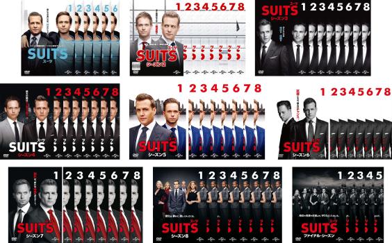 SUITS スーツ(67枚セット)シーズン1、2、3、4、5、6、7、8、ファイナル【全巻セット 洋画 中古 DVD】ケース無:: レンタル落ち 送料無料