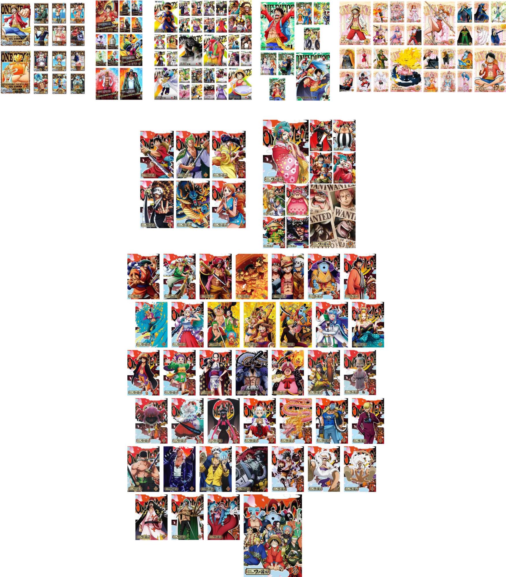 ONE PIECE ワンピース 新世界編(147枚セット)シーズン15、16、17、18、19、20【全巻セット アニメ 中古 DVD】レンタル落ち 送料無料｜カルバークリーク