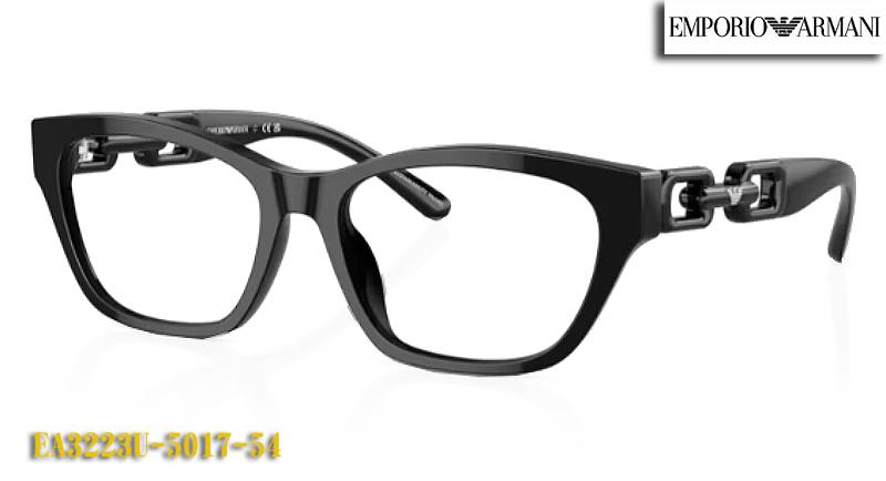 EMPORIO ARMANI 遠視用メガネ ブラウン EA3217D 5026 52 エンポリオアルマーニ EMPORIO ARMANI ジャパン