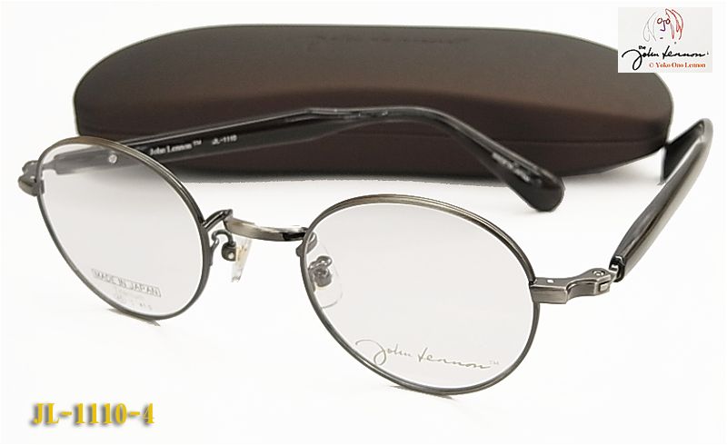【JOHN　LENNON】ジョン・レノン 眼鏡 メガネ フレーム JL-1110-4 チタン/丸めがね/ダテ/日本製（度入り対応/フィット調整対応/送料無料！【smtb-KD】