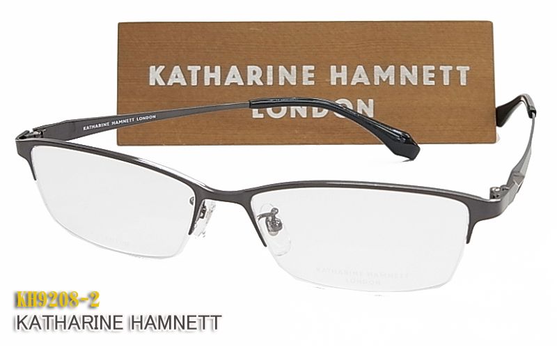 【KATHARINE　HAMNETT】 キャサリン・ハムネット 眼鏡 メガネ フレーム KH9208-2 日本製 チタン （度入り対応/フィット調整対応/送料無料！【smtb-KD】
