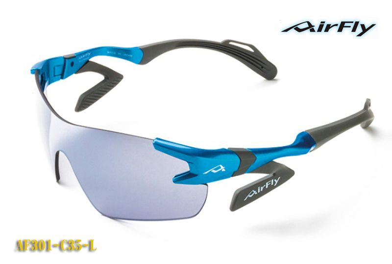 【楽天市場】【AirFly】エアフライ スポーツ サングラス AF301C35L Lサイズ フチナシ サイクル/マラソンに！/送料無料