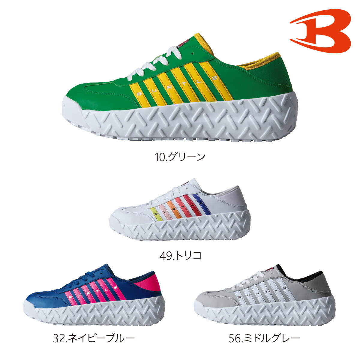 楽天市場】BURTLE セーフティシューズ XS〜XL 安全靴 耐滑 耐油